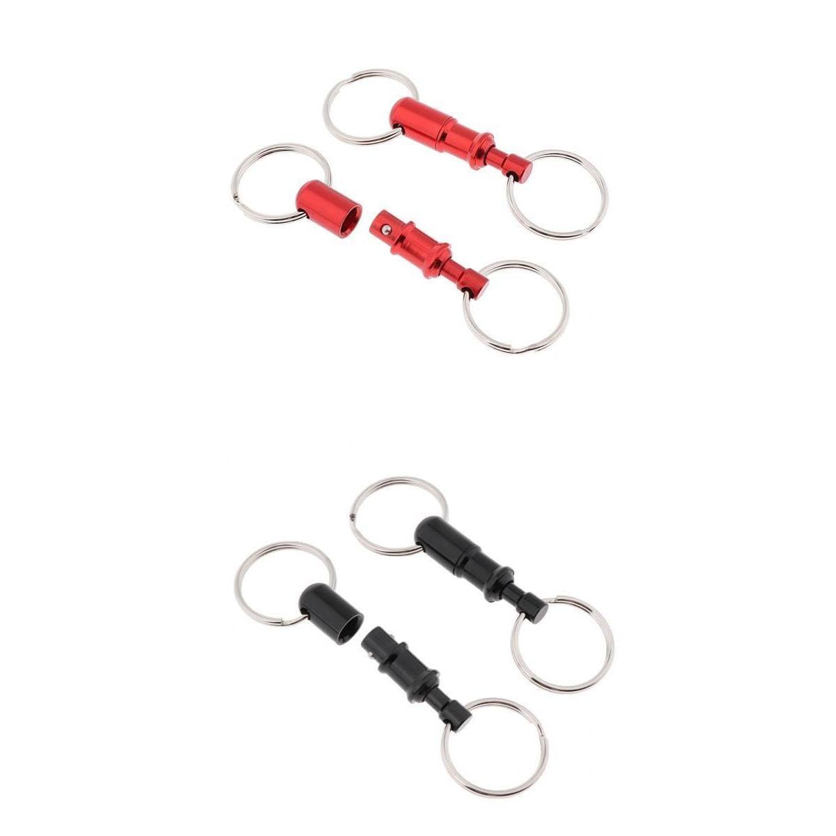 CALANDIS™ 4 Piece Breakaway Key Ring Separate Car Keys Quick Release Keychain | Key Chains Rings & Cases | Mens Accessories-image-40