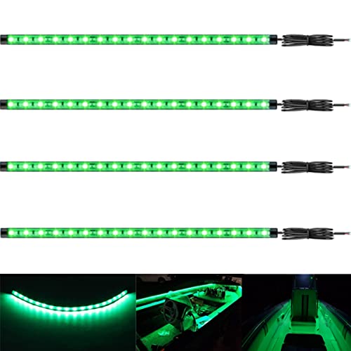 Vbakor Boat Led Strip Lights, 4 Pcs 24'' Marine Interior