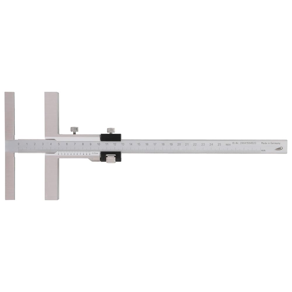 Kayser - Calibre (160 mm, ajuste preciso Preisser, lectura de 0,05 mm)