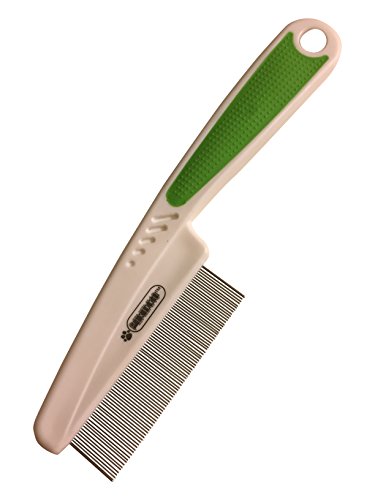 Pixikko Fine Spaced Pin Comb - Extra Fine 18mm Metal Pins Remove Flaky skins and Loose Hair - Image 3