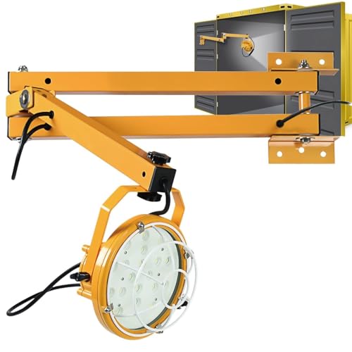 Feux de quai de chargement LED 50W 6000lm éclairage bras pliable 40"