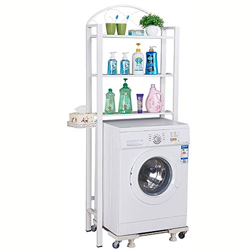 Preisvergleich Produktbild NewbieBoom Hochschränke Edelstahl Unterlegscheibe Kreative Unterlegscheibe / Unterlegscheibe mit Rollen / Mobiler Standfuß aus Edelstahl (Größe A), A