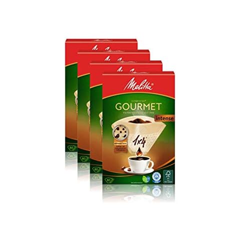 Melitta 1 x 4 Gourmet Filter Bags, Natural Brown Cover