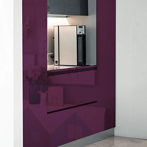 Oxdigi Purple Contact Paper Decorative 24 X 196 Inches For Cabinets Countertops Kitchen Shelves Liner Glossy Glitter Self Adhesive Film Peel And Stick Waterproof Removable Wallpaper #TOP2