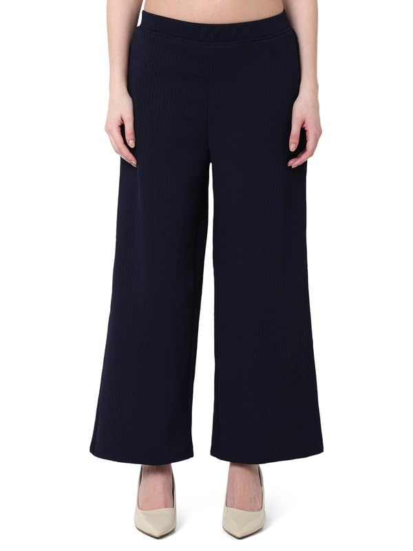 Image of Smarty Pants Women's Cotton Rib Pleated Trouser.