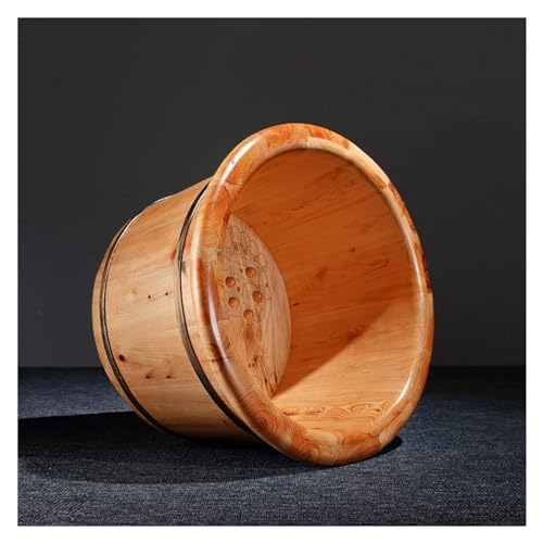 Tina de pies de madera maciza con masaje miniatura 4