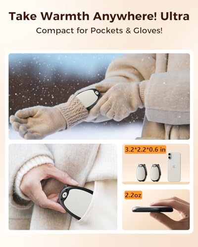 Save 25% on SWEETFULL Rechargeable Bear Hand Warmers - 2 Pack - Image 5