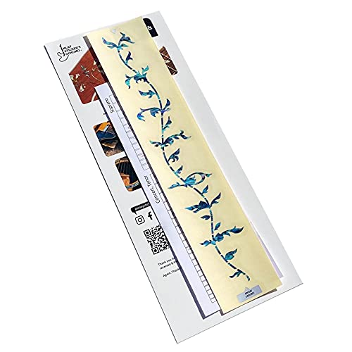 Image of Fretboard Markers Inlay Stickers Decals for Concert Ukulele - Tree of Life - Abalone Blue,UKF-262TB-T