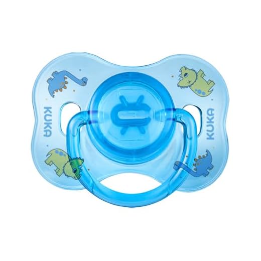 Chupeta Decorada Neon Bico Universal Número 2, Kuka, Azul