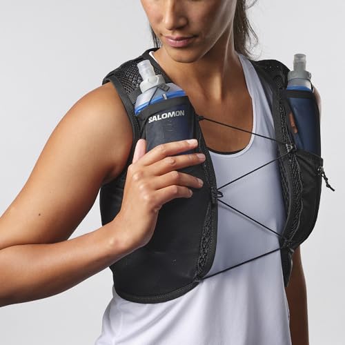 Chaleco Salomon Active Skin 4 Women con bidones incluidos e hidratación fácil para running de mujer 7