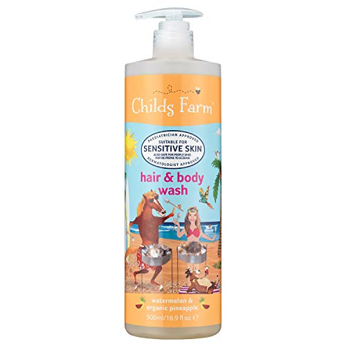 Childs Farm Hair and Body Wash, Watermelon and Organic Pineapple, 500 ml
