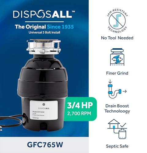 GE-GFC765W-Disposer-Black