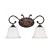 Millennium 1282-RBZ Two Light Vanity, Bronze/Dark