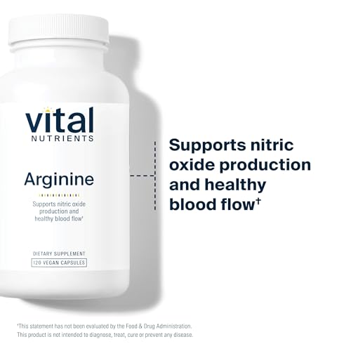 Vital Nutrients VNARG Arginine - L-Arginine Amino Acid Support For Circulatory And Heart Health - 120 Vegetarian Capsules Per Bottle thumb #5