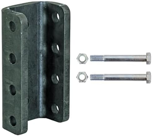 Buyers Products B9909, B9021, 3-Position Channel Mount with mounting Hardware enables Flexible Height adjustments for Level Towing.