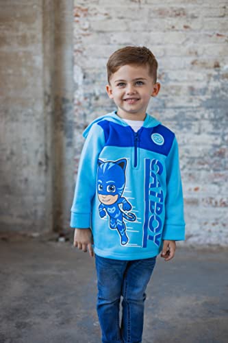 PJ Masks Catboy Gekko Owlette Fleece Half Zip Hoodie Toddler to Little Kid2