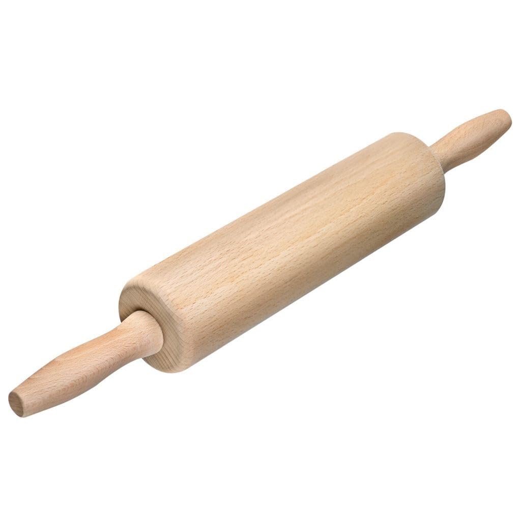 Westmark Rodillo de cocina para masa/panecillos/pasta, Madera de Haya, Longitud: 46 cm, Madera, Woody, Marrón claro, 30012270