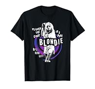 Officially licensed Blondie merch. These cool band shirts are perfect for fans of New Wave, Pop, Rock, and Punk music. Relive the nostalgia of the 1970's and 1980's New York music scene in this vintage inspired Blondie gear. Perfect graphic merchandi...