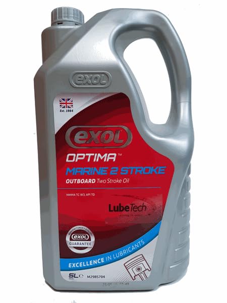 Generic EXOL MARINE 2 STROKE OIL COLOURED BLUE API TCW3 5LTR