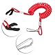 Außenborder Lanyard Bootmotor Motor Kill Stop Schalter Outboard Engine Zündung Notfall -Stoppschalter Key Lanyard Seilclip für alle Serien