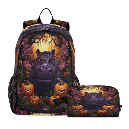 Ensemble sac à dos pour étudiants avec sac à déjeuner assorti et grand compartiment