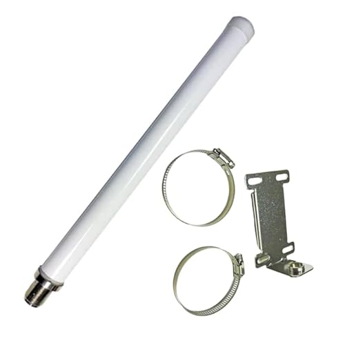 ALFA AOA-2458-59-TFL 2.4/5 GHz 9 dBi Dual Band Outdoor WiFi Omni Antenna +Marine Mount