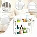 Imagen de Estante 2 Niveles Acero PP 30x30x17 cm Organizador Baño Cocina Blanco