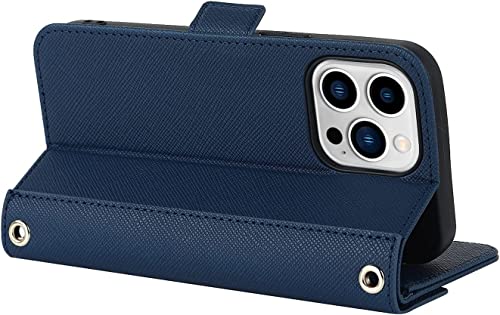 Étui en cuir de qualité supérieure pour iPhone 14 avec étui portefeuille