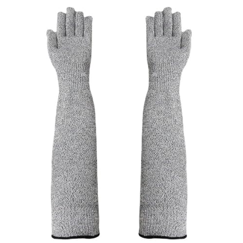 Mangas anti-cortadas, guantes anti-corte, protectores de manga larga para guantes de manga de protección de la muñeca del antebrazo, guantes de manga anti-corte, protectores de protección de brazos