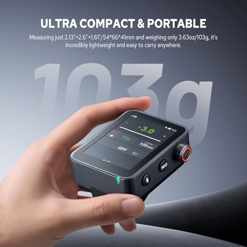 Godox X3Pro-C Disparador Flash Inalámbrico para Canon Cámara, 2.4G TTL HSS 1/8000s Transmisor Flash, Bluetooth & App Control, Pantalla Táctil, USB-C Carga, Batería de Litio (X3Pro C) - imagen 8