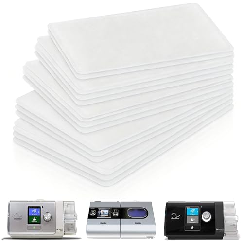 20 Pack CPAP Filters ResMed Premium Disposable Air Filter Universal Replacement Filter Fits ResMed Airsense10 Aircurve10 Airstart 10 ResMed S9 Series CPAP Standard Machines