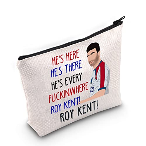 TOBGBE TV Show Gift Roy Kent Makeup Bag Funny Goldfish Gift for Women TV Show Merchandise Soccer Football Lover Travel Case (Roy bag)