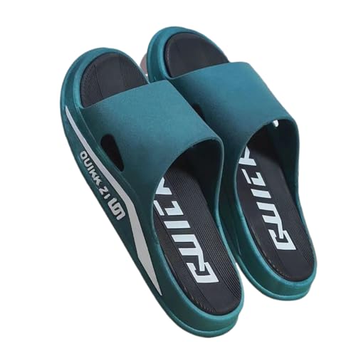 Premium Comfort Two-color Cool Sildes Sandals Summer Slippers For Men Non Slip Yoga Mat Flip Flops Indoor Outdoor Footwear