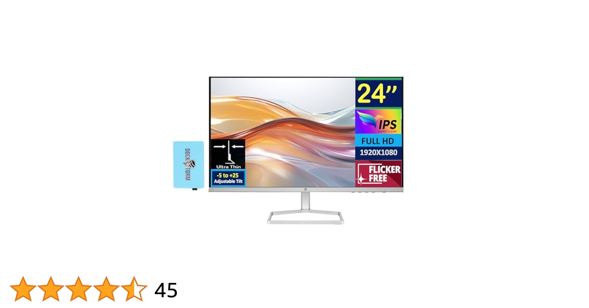 K2057 【hp】24fw Display 23.8-inch Amazon.com: HP 24Fwa 23.8-Inch Display with Audio (4TB29AA