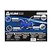 KLIM Wind Laptop Cooling Pad - More Than 500 000 Units Sold - New Version - The Most Powerful Rapid Action Cooling Fan - Laptop Stand with 4 Cooling Fans at 1200 RPM - USB Fan - PS5 PS4 - Blue