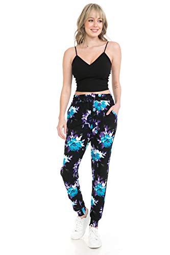 Image of Leggings Depot Premium Jogger Women's Popular Print High Waist Track Pants(S-XL)
