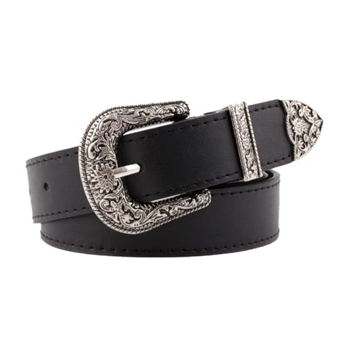 Women's Faux Leather Belt Fashion Medieval Renaissance Casual Metal Buckle Vintage Summer Buckle