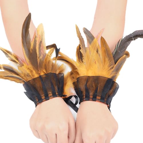 衣装アドオンとパフォーマンスのための換気されたdocreated Armsアンサンブルの換気されたファブリックプラン軽量パーティーアームアンサンブル