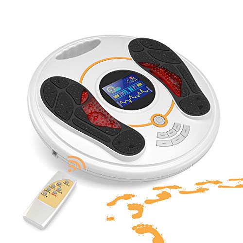 EMS Foot Circulation Machine-Increase Blood Flow Circulation, Relieves Pain and Soreness -Helpful for Deep Tissue, Plantar Fasciitis, Diabetics, Neuropathy (White) EMS Foot Circulation Machine-Increase Blood Flow Circulation, Relieves Pain and Soreness -Helpful for Deep Tissue, Plantar Fasciitis, Diabetics, Neuropathy (White)