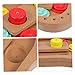 PERSELOSO Interactive Dog Slow Feeder Bowl Educational Design for Healthier Eating Fun Pet Feeding Toy to Prevent Bloat and Encourage Digestion