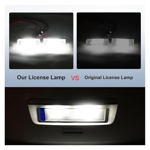 Luz de matrícula Skoda Octavia II Facelift para solucionar fallos de iluminación y bombillas 5
