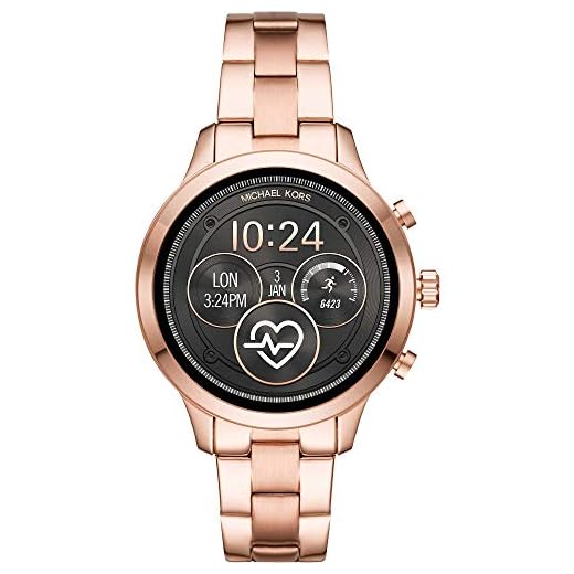 Michael Kors Smartklocka för kvinnor med rostfritt stålband MKT5046