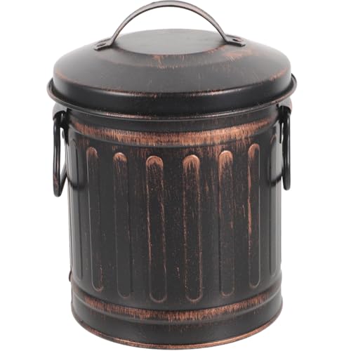 Uonlytech Fireplace Ash Bucket 7.48X5.11X5.11In Metal Ash Container with Handle Multi-Functional Small Bin for Home Fireplaces Stoves BBQ Cleaning by Uonlytech - Image 8