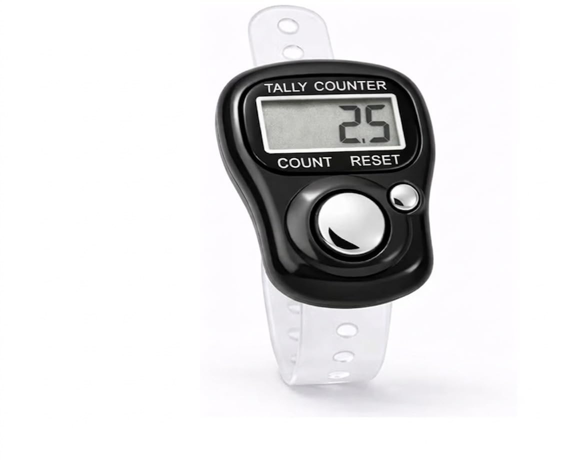 Digital Finger Counter, Tally Counter Ring, Tasbeeh Counter, Mantra Counter, Electronic Clicker Counter, Stitch Counter, Prayer Counter, Finger Click Counter, Exercise Rep Counter, Mini Counter Ring-image-34
