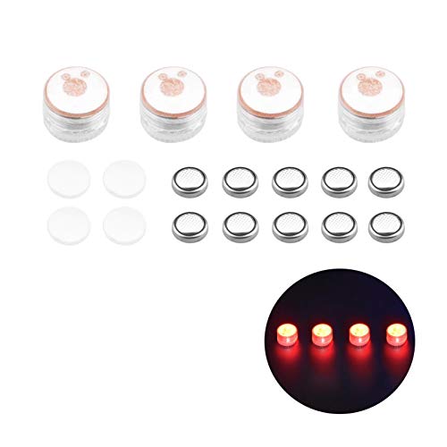 CALIDAKA 4pcs Drone Night Flying Led Light for Mavic Mini 2 Lights,Drone Warning Light Night Navigation Light Searchlight Strobe Lamp,Drone Lighting Accessories, for Mavic Drone/Spark