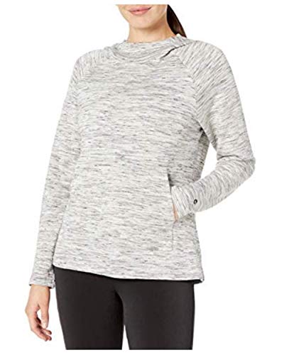 HI-TEC Women's Green Marl Hoodie Sweatshirt, Cloud, Medium