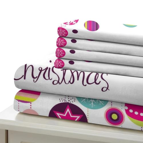 Parure de lit microfibre 3D Noël housse de couette double 200x200 - 7
