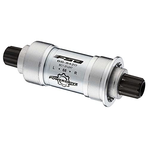 Boîtier FSA Power Drive BB8420 68x118mm argent pour éliminer les bruits de pédalage