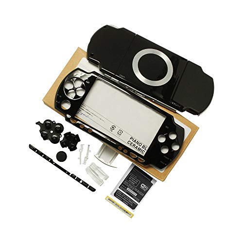 Ostent High Quality Full Housing Shell Faceplate Case Part Replacement For Sony Psp 2000 Color Black #TOP26