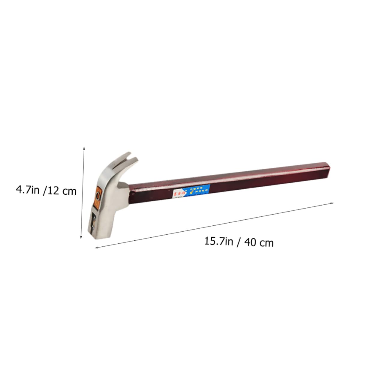 Alipis 1Pc Compressed Wood Slip Hammer Claw Hammer for Nail Pulling Multi Purpose Design for Household and Factory Use Ergonomic Handle for Comfortable Grip